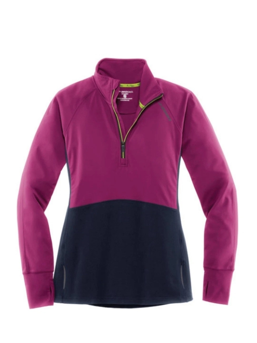 Brooks Drift 1/2 Zip Pullover Sweater Womens Size Small Drilayer Water Resistant